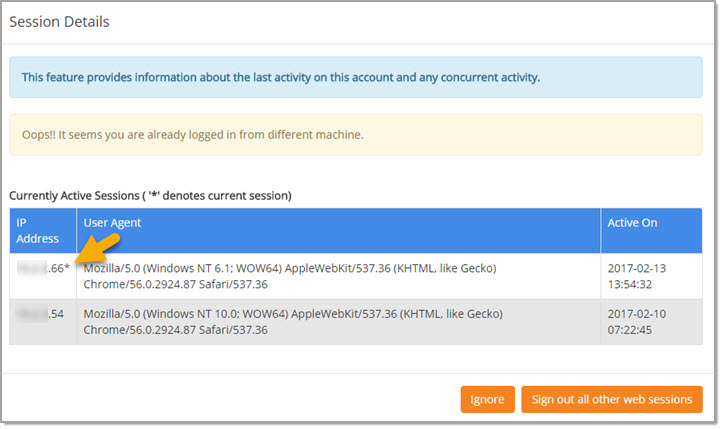 Show confirmation message Show confirmation message